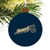 Brandeis University Primary Logo Wood Christmas Tree Holiday Ornament - 4 of 4