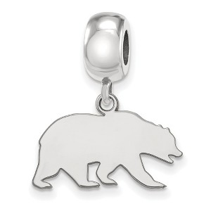 Black Bow Jewelry Sterling Silver California Berkeley Golden Bears NCAA Bead Charm - 1 of 3