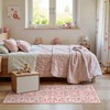 Lahome Washable Insect & Plant Striped Texture Floor Mat-Soft Cashmere Carpet for Living Room,Bedroom,or Entryway - 2 of 4