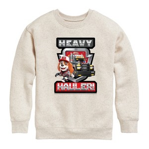 Boys' - Paw Patrol - Heavy Hauler Graphic Long Sleeve Fleece Sweatshirt - 1 of 4
