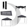 Cesicia 10x10 FT Light Blue Pop Up Commercial Canopy Tent with Adjustable Legs, Air Vent, Carry Bag & Sandbags - 3 of 4