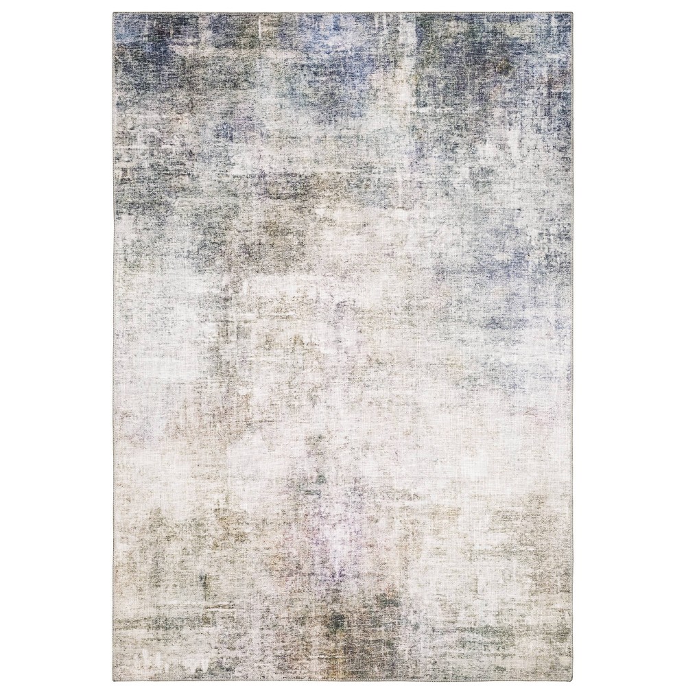 5'x7' Marcel Muted Abstract Area Rug Beige/Blue - Captiv8e Designs