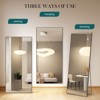 DOMETOUR 71"x26" Full Length Mirror Full Body Floor Mirror Standing Hanging or Leaning Wall, Wall Mirror - 2 of 4
