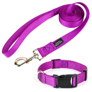 Country Brook Petz Deluxe Nylon Dog Collar and Leash - 1 of 4