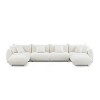 MINIMORE Modern Style 160"W Modular Chris 5Seater Sofa with 2Ottomans - 4 of 4