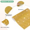 Unique Bargains Crystal Rhinestone Sheet Self Adhesive DIY Crafts Crystal Sticker 1 Pc - 2 of 4