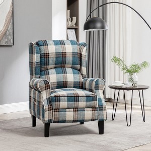 Vintage Armchair Sofa Comfortable Upholstered leisure chair / Recliner Chair for Living Room - 1 of 4
