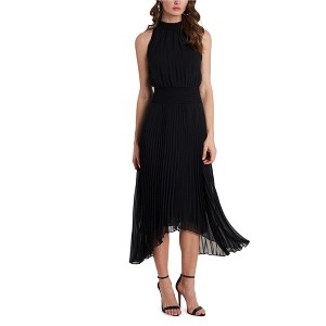 1.STATE Womens Pleated Halter Midi Dress - 1 of 1