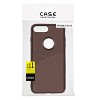 Reiko Apple iPhone 8 Plus TPU Leather Feel Case Leather Fit Flexible Slim Premium Case in Brown - 4 of 4