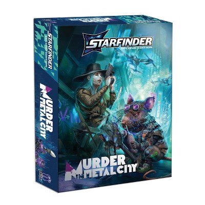 Starfinder Murder in Metal City Deluxe Adventure (S2) - by  Jenny Jarzabski (Hardcover)