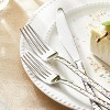 Itopfox 40-Piece Hammered Silverware Set, 18/10 Stainless Steel Flatware for 8, Cutlery Set for Home, Party, Wedding, Mirror Polished Dishwasher Safe - 4 of 4