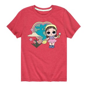 Boys' - LOL Surprise! - Grow Gurrl Heart Earth Short Sleeve Graphic T-Shirt - 1 of 4