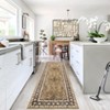 Vintage Runner Rug – Washable Non-Slip Hallway & Entryway Rug, Soft Non-Shedding Low Pile Indoor Carpet, Foldable Kitchen & Laundry Runner Rug - 2 of 4