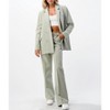 Women's FRONT SEAM WIDE LEG PANTS - MNI Los Angeles - 3 of 4