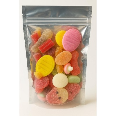 BUBS Swedish Candy Mix - Sweet & Sour Swedish Gummies- Vegan and Gluten Free - Big Skulls, Diamonds, Logs & More