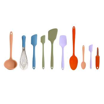 GIR: Get It Right 10pc Silicone Ultimate Kitchen Tool Set Mediterranean