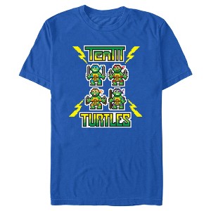 Men's Teenage Mutant Ninja Turtles 8-Bit Team Turtles T-Shirt - 1 of 4