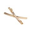 Unique Bargains Fashion X-Shape Hair Clips Gold Tone 1 Pc - 4 of 4