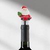 Unique Bargains Santa Claus Bottle Stopper Zinc Alloy Resin Silicone 1 Pc - 2 of 3