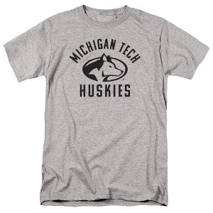 Men's Michigan Tech University Official One Color MTU Huskies Logo T-Shirt One Color MTU Huskies Logo - 1 of 4
