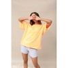 Women's Oversized Raw Edge Top - ZENANA - 2 of 3