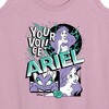 Women's - Disney Princess - Ariel Pop Graphic Racerback Tank - 2 of 4