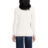 Lands' End Women's Relaxed Cotton Long Sleeve Mock Turtleneck - 2 of 3