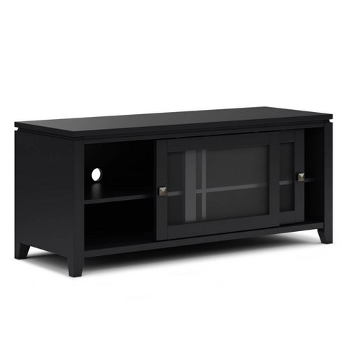 Wyndenhall essex solid wood 72 inch wide contemporary deals tv media stand for tvs up to 80 inches