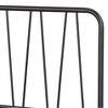 Queen Polaris Contemporary Metal Bed Black - Lifestorey: Geometric Headboard, Sturdy Support - 3 of 3
