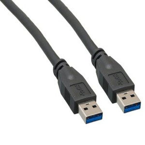SANOXY Cables and Adapters; 3ft USB 3.0 SuperSpeed A Male to A Male Cable, Black - 1 of 2