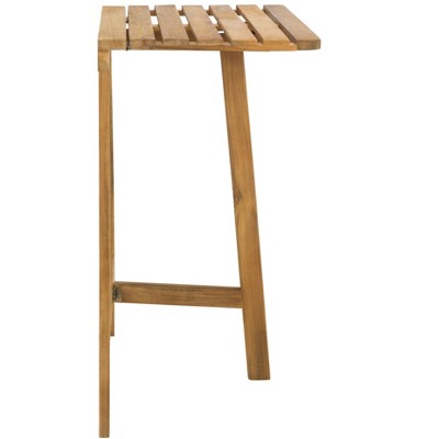 Natural Teak Wood Rectangular Balcony Table