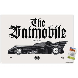 Trends International DC Comics Batman: 85th Anniversary - The Batmobile 1989 Unframed Wall Poster Prints - 1 of 4