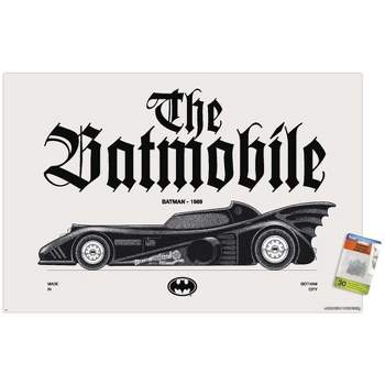 Trends International DC Comics Batman: 85th Anniversary - The Batmobile 1989 Unframed Wall Poster Prints
