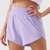 Anna-Kaci Active Women's High Waist Athletic Running Shorts with Curved Hem - 2 of 4