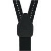 CTM Men's Coated Leather Flat Braided Suspenders with Metal Swivel Hook Ends - 2 of 4
