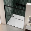 NicBex Shower Door 56-60" Wx74"H Bypass Sliding Shower Door with 5/16" (8mm) Tempered Glass - 4 of 4