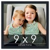 PosterPalooza | Square Slim Profile Black Picture Frame - UV Acrylic, Foam Board Backing, Hanging Hardware - 2 of 4