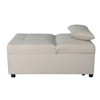 Vynxaria Folding Ottoman Sofa Bed ¨C Versatile Space-Saving Solution for Any Room - 3 of 4