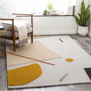 Hauteloom Rectangle Area Rug   Mustard - 1 of 4