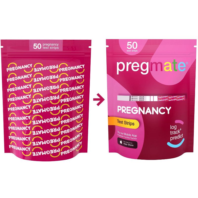 Pregmate Pregnancy Test Strips - 50ct, 3 of 13
