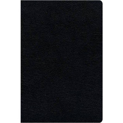 NIV, Thinline Reference Bible, Bonded Leather, Black, Red Letter Edition, Indexed, Comfort Print - by  Zondervan (Leather Bound)