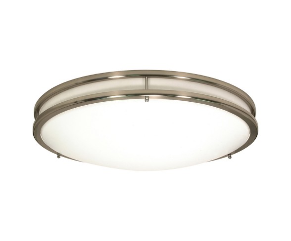 Ceiling Lights Flush Mount Brushed Nickel - Aurora Lighting