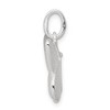 Black Bow Jewelry Sterling Silver Solid Polished Butterfly Pendant, 20mm - 2 of 4