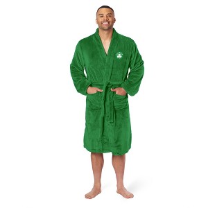 Boston Celtics NBA L/XL Silk Touch Bathrobe 26x47 Inches - 1 of 4