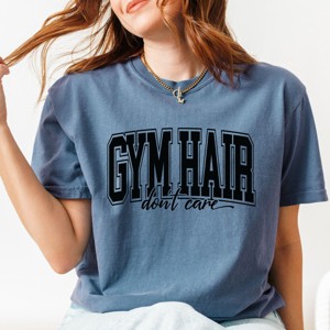 Simply Sage Market Gym Hair Varsity Garment Dyed Tee - 1 of 4