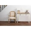Dauphine Traditional French Accent Writing Desk White/Light Brown - Baxton Studio: Farmhouse Style, Storage Shelf - 4 of 4