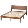 Baxton Studio Salvatore Mid-Century Modern Walnut Brown Finished Wood Platform Bed - image 4 of 4