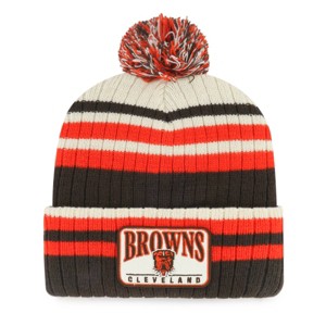 NFL Cleveland Browns Streak Knit Beanie: Team Logo Sports Apparel - 1 of 2