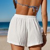Women's Cotton High-Rise Cover-Up Shorts - Cupshe - 4 of 4