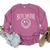 Simply Sage Market S.W.Smiley Boy Mom Outline Garment Dyed Long Sleeve - 3 of 4